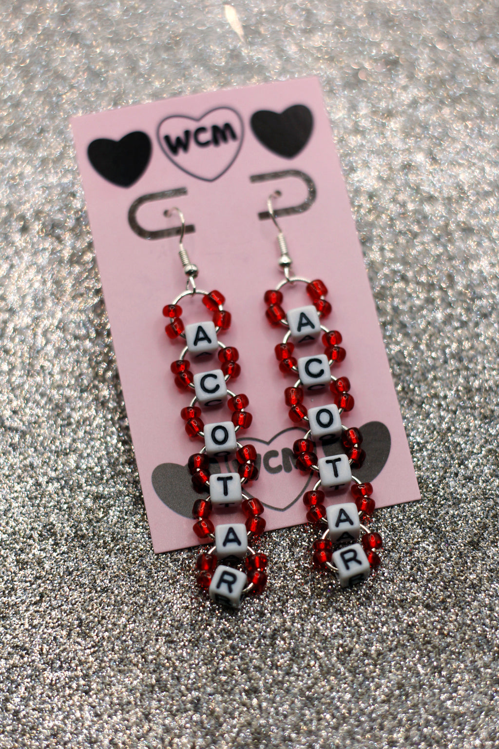 ACOTAR Letter Bead Earrings