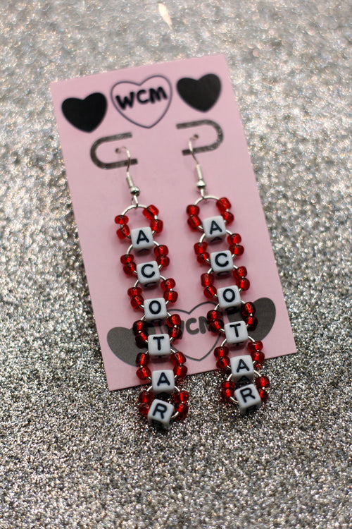 ACOTAR Letter Bead Earrings