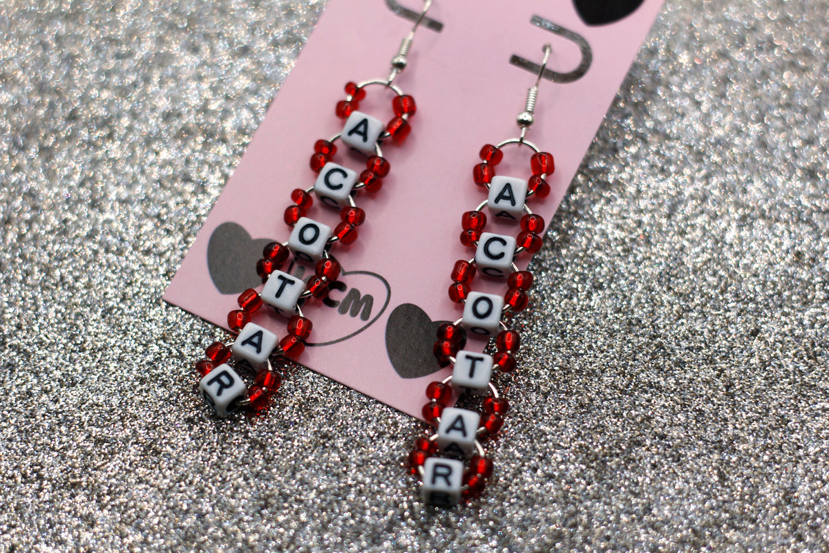 ACOTAR Letter Bead Earrings