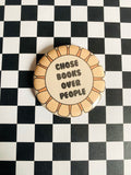 Chose Books Over People Award 2 Inch Button Pin