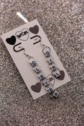 Clever Girl Letter Bead Earrings