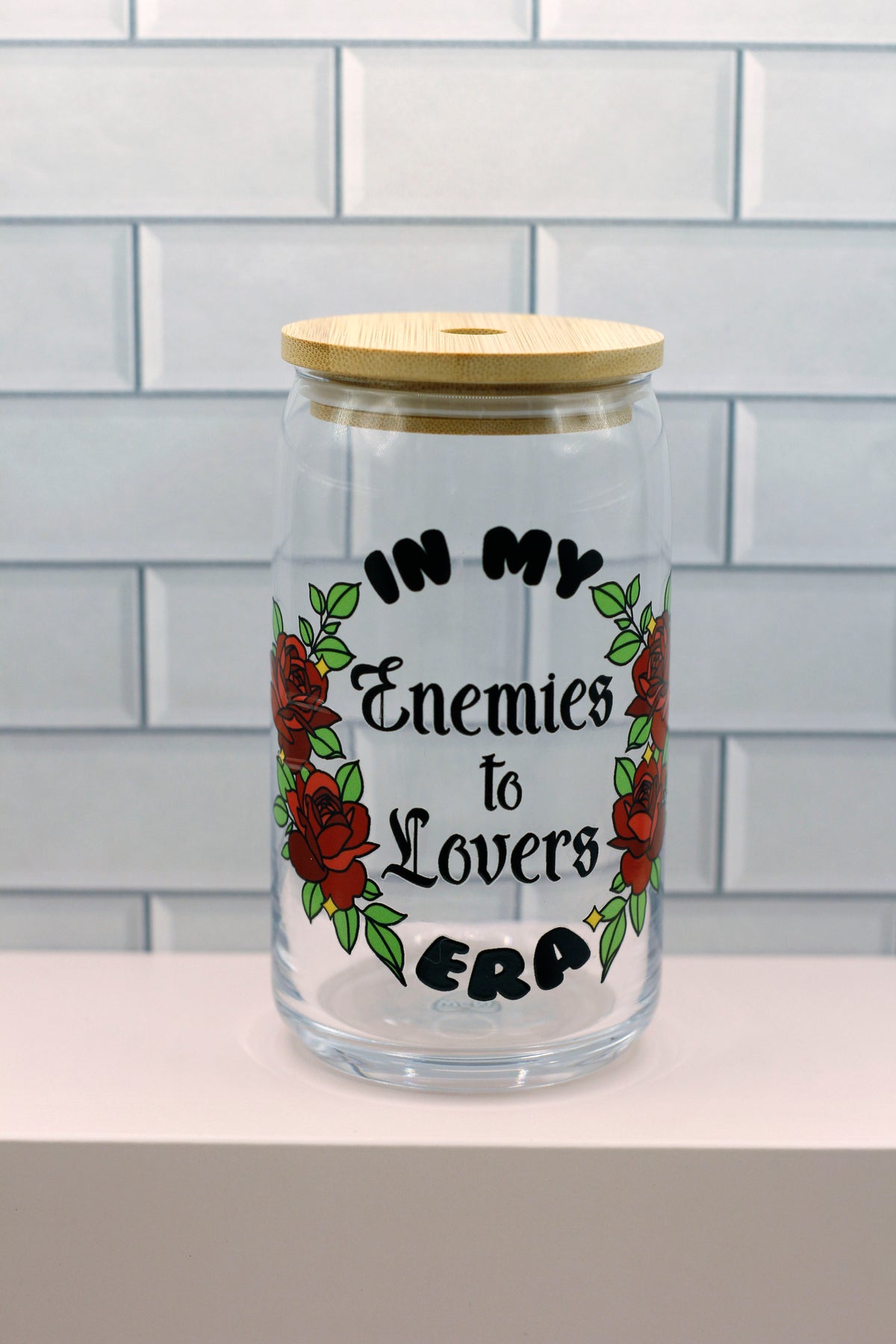 In My Enemies to Lover Era Glass Can