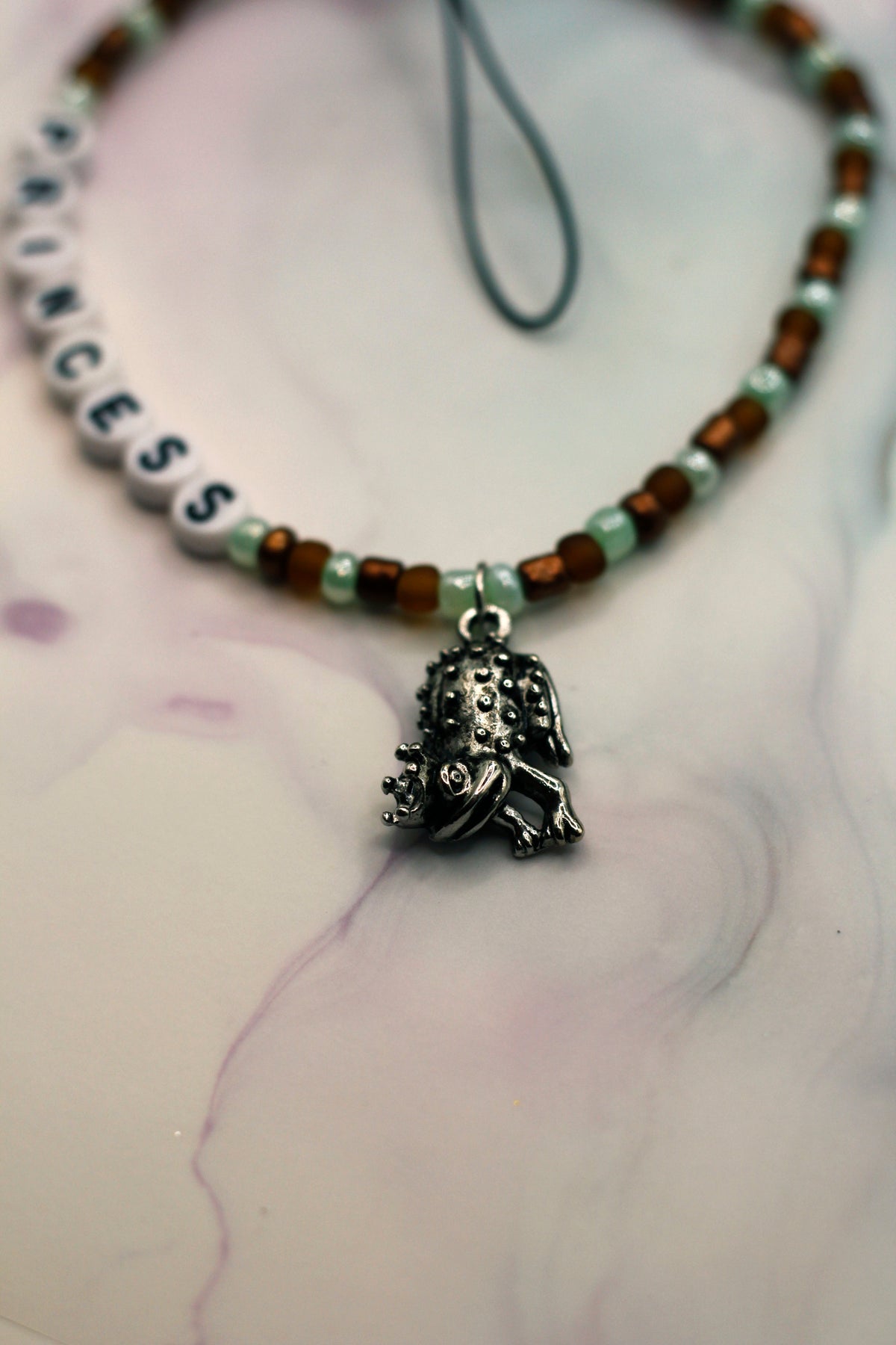 Frog Princess Phone Charm