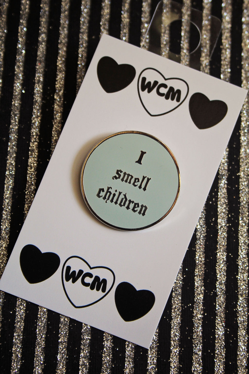I Smell Children Enamel Pin
