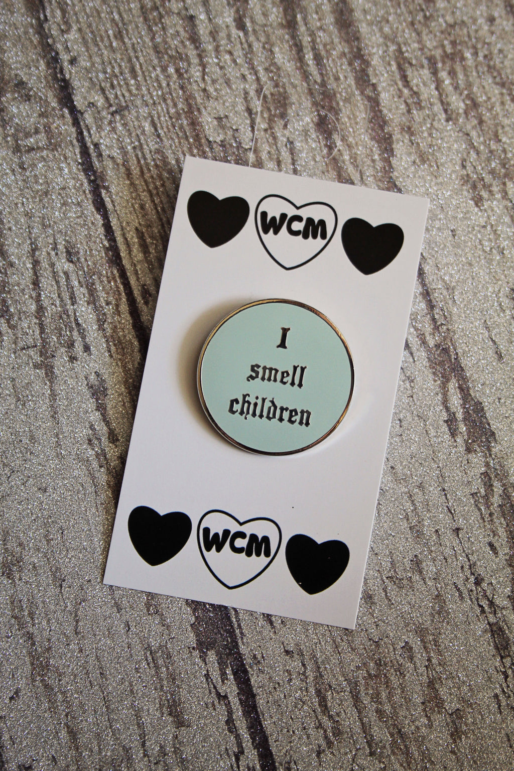 I Smell Children Enamel Pin