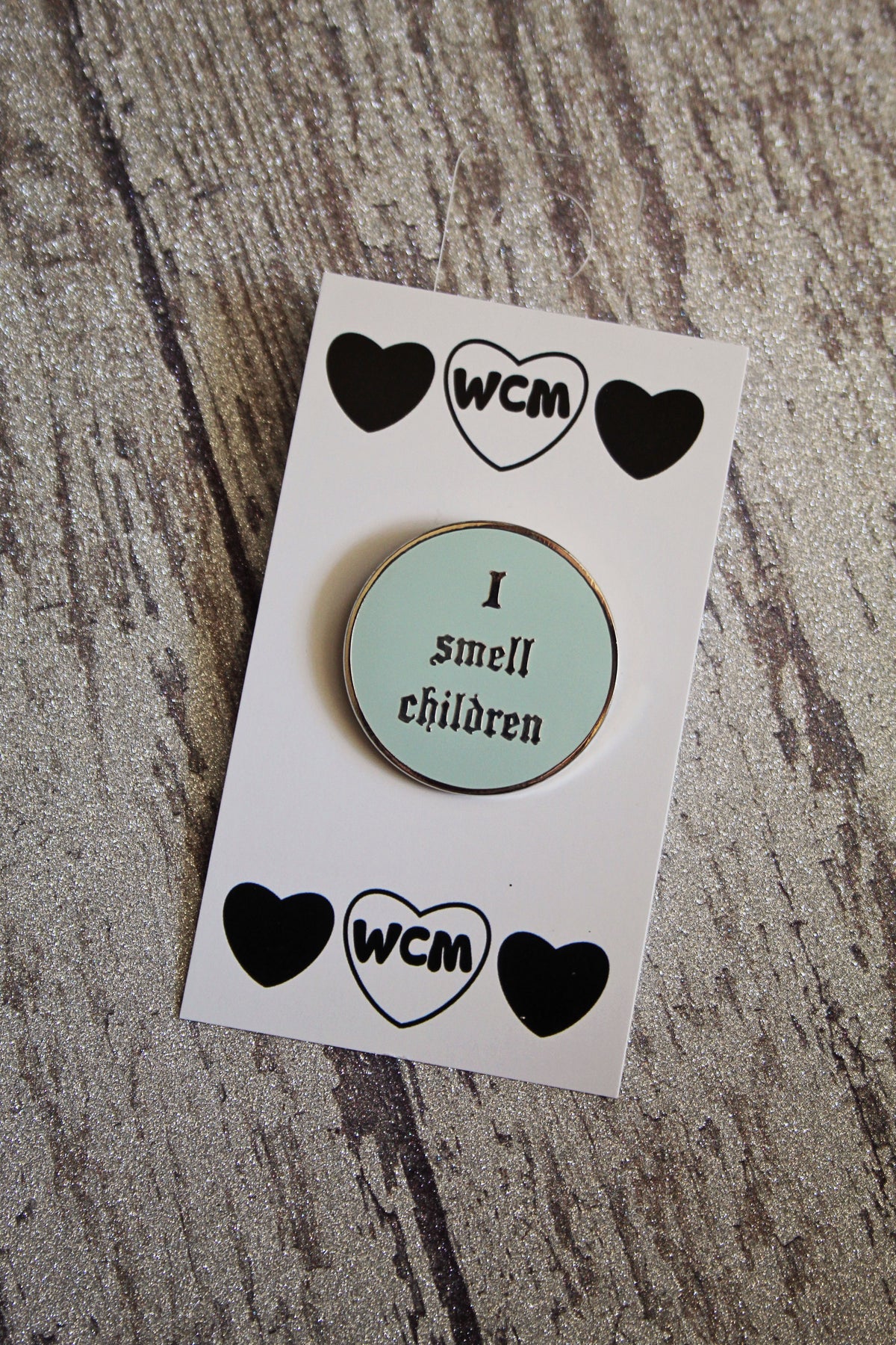 I Smell Children Enamel Pin