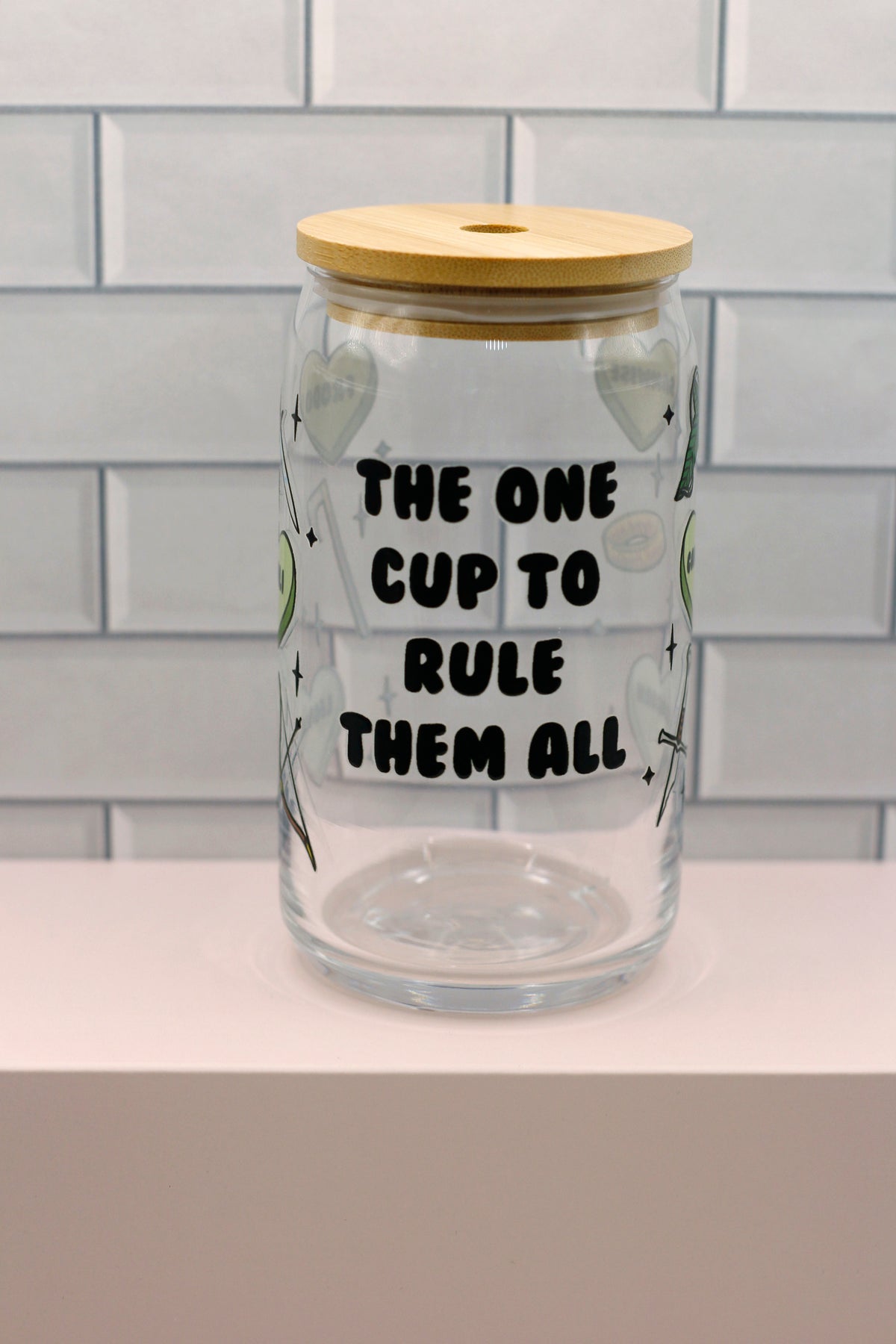 The One Cup to Rule them All Glass Can