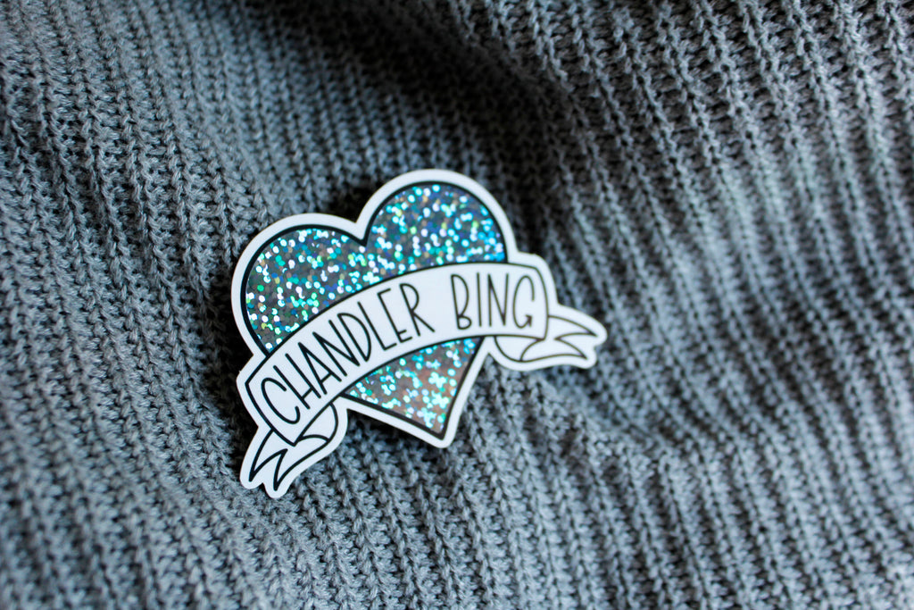 Chandler Heart Sticker