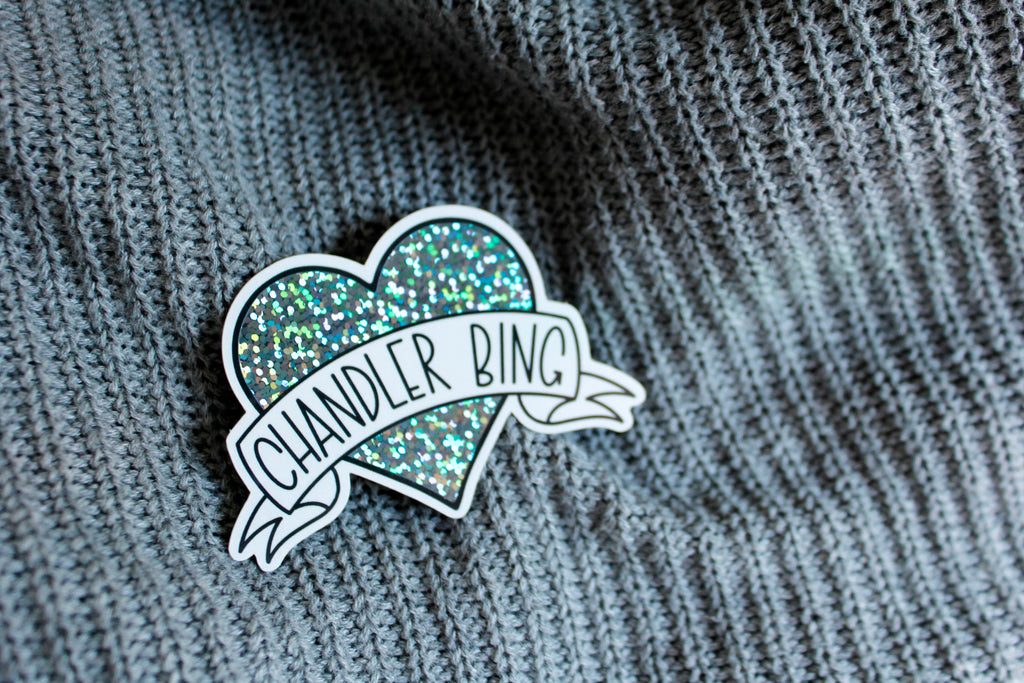 Chandler Heart Sticker