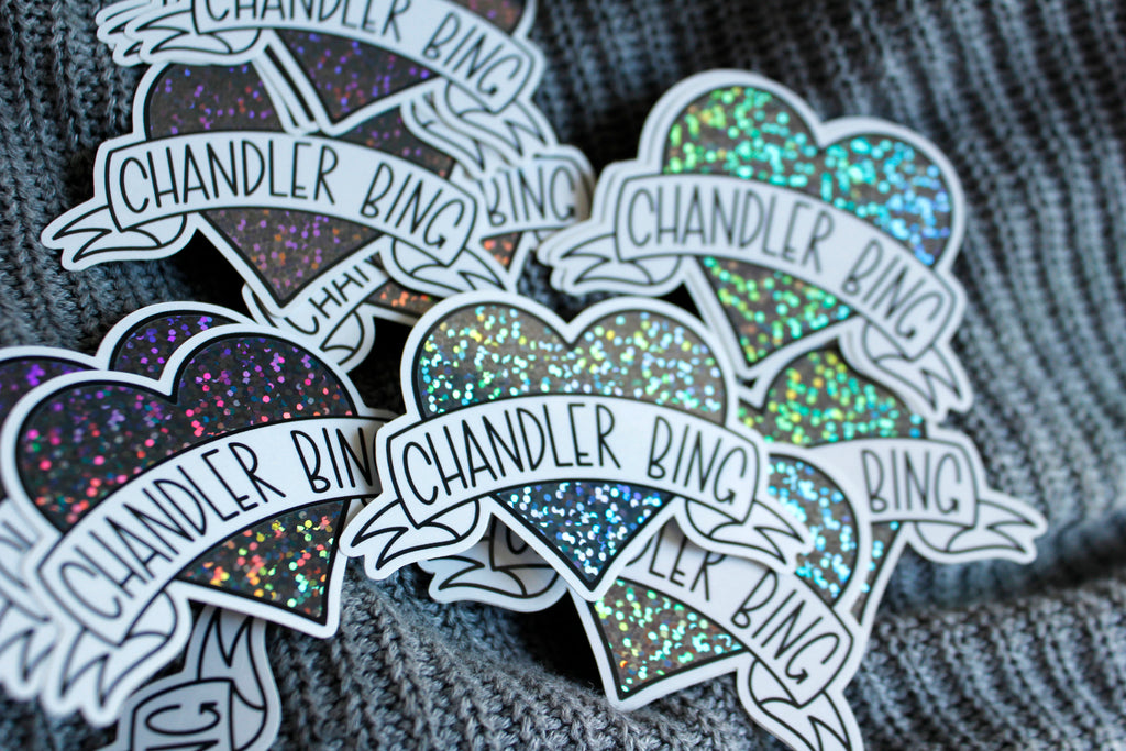 Chandler Heart Sticker
