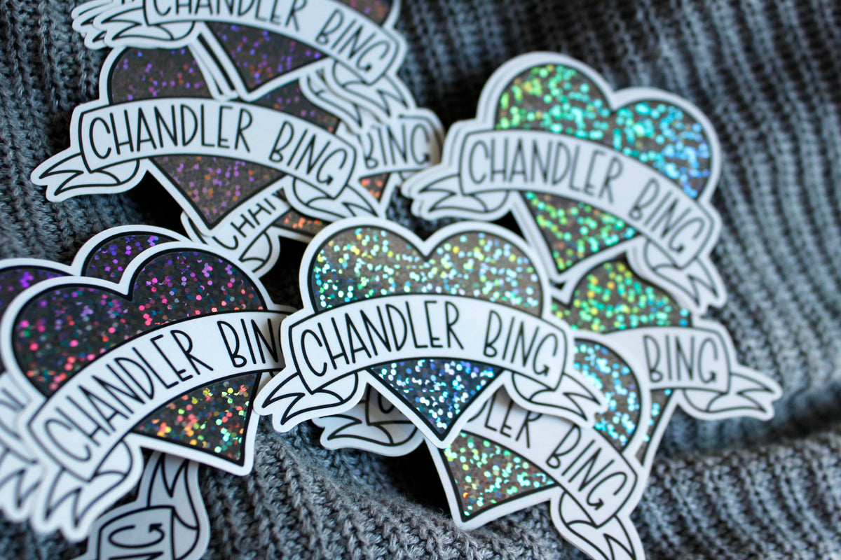 Chandler Heart Sticker