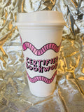 Certified Book Worm Plastic Cup