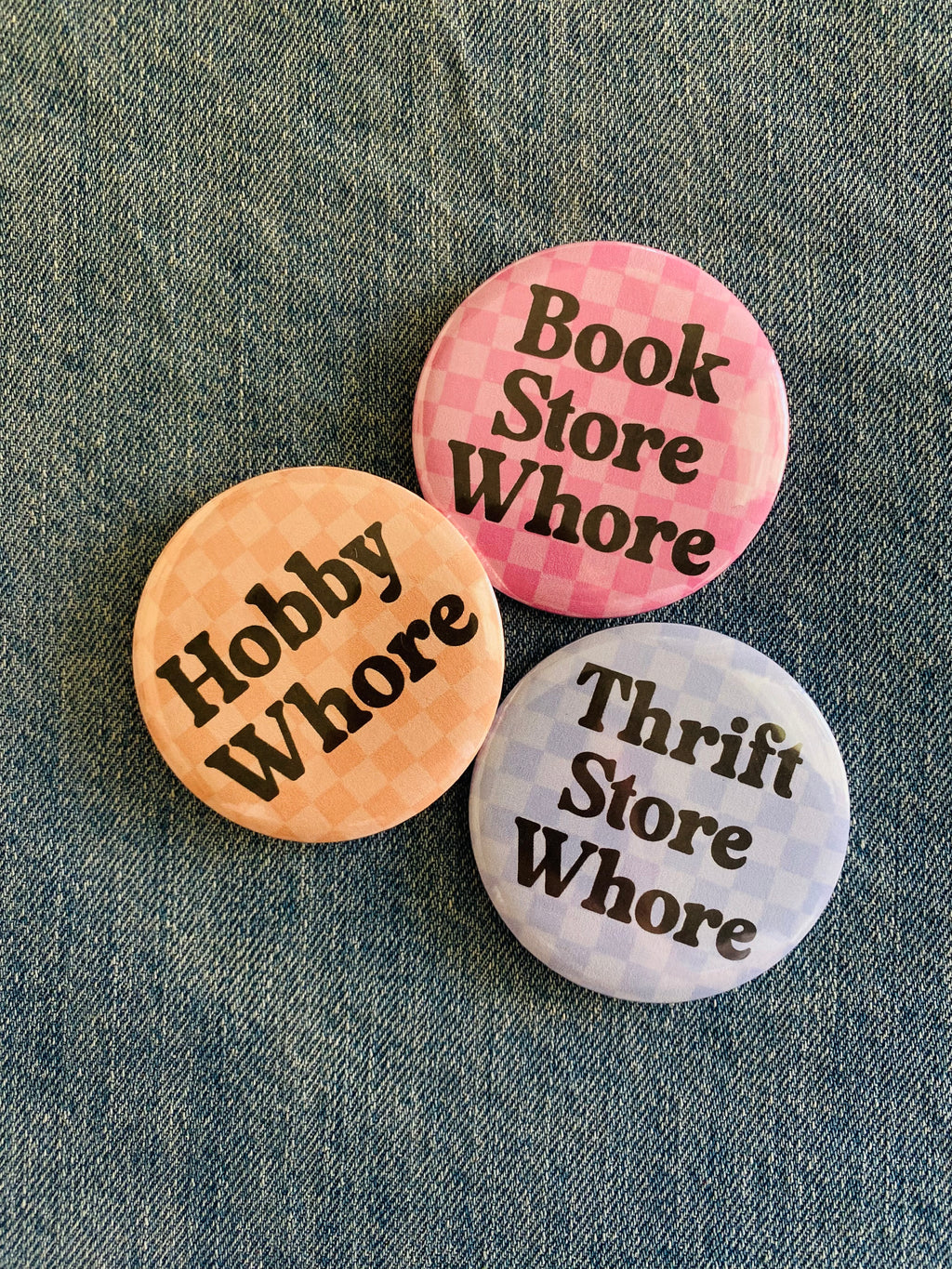 Hobby Whore 2 Inch Button Pin