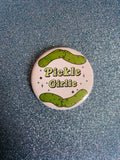 Pickle Girlie 2 Inch Button Pin