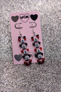 SDSU Letter Bead Earrings