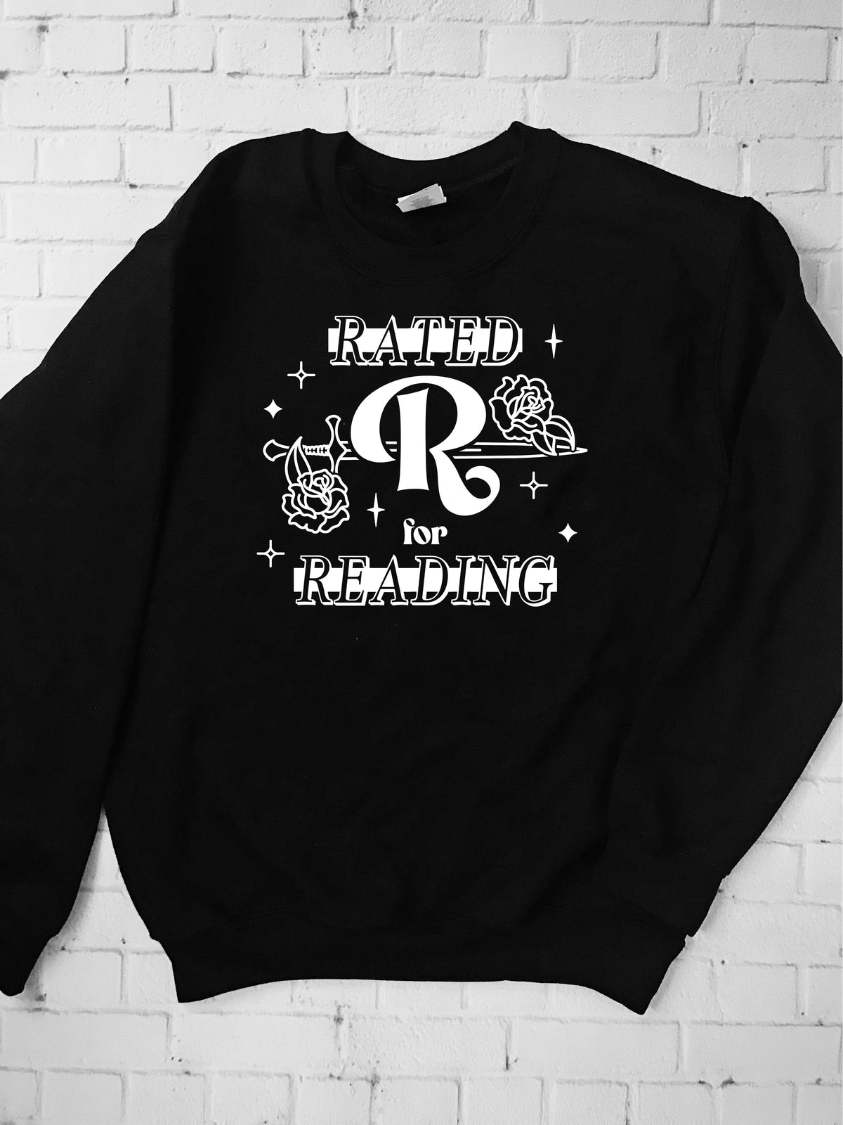 Rated R for Reading Crewneck Sweatshirt