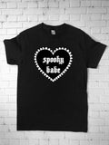 Spooky Babe Black Heart Shirt